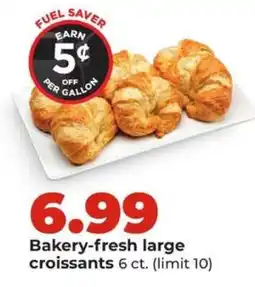 Hy-Vee Bakery fresh large croissants offer