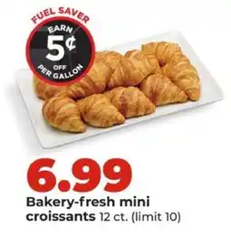 Hy-Vee Bakery-fresh mini croissants offer