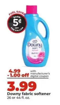 Hy-Vee Downy Fabric Softener offer