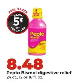 Hy-Vee Pepto Bismol digestive relief offer