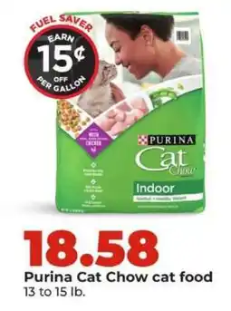 Hy-Vee Purina Cat Chow Cat Food offer