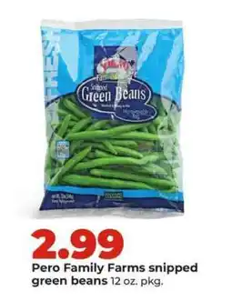 Hy-Vee Pero Family Farms Snipped Green Beans offer