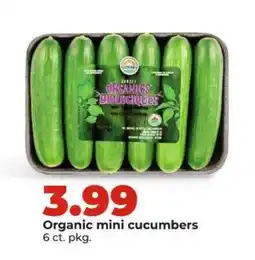 Hy-Vee Organic Mini Cucumbers offer