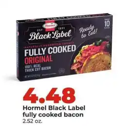 Hy-Vee Hormel Black Label Fully Cooked Bacon offer