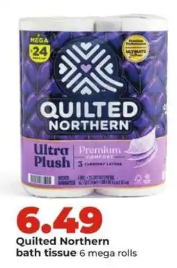 Hy-Vee Quilted Northern Bath Tissue offer