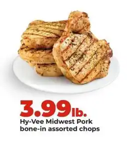 Hy-Vee Hy-Vee Midwest Pork bone-in assorted chops offer