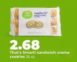 Hy-Vee That's Smart! sandwich crème cookies offer
