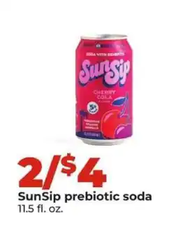 Hy-Vee SunSip prebiotic soda offer
