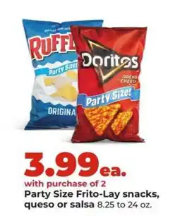 Hy-Vee Party Size Frito-Lay Snacks offer
