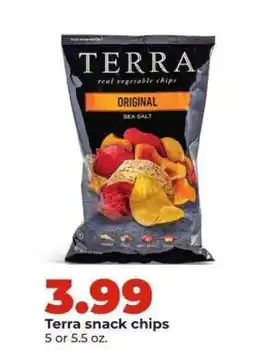 Hy-Vee Terra snack chips offer