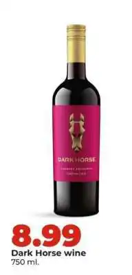 Hy-Vee Dark Horse Wine offer