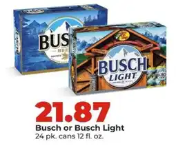 Hy-Vee Busch or Busch Light offer