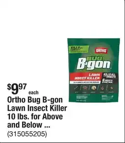 The Home Depot Ortho Bug B-gon Lawn Insect Killer 10 lbs. for Above and Below the Ground offer