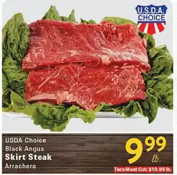 Rio Valley Market USDA Choice Black Angus Skirt Steak offer