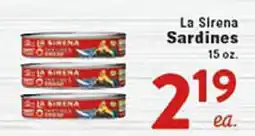 Rio Valley Market La Sirena Sardines offer