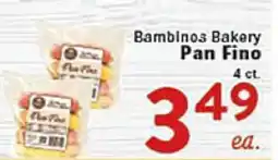 Rio Valley Market Bambinos Bakery Pan Fino offer