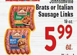 Rio Valley Market Johnsonville Brats or Italian Sausage Links offer