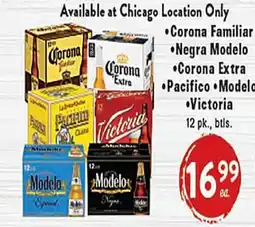 Rio Valley Market •Corona Familiar •Negra Modelo •Corona Extra •Pacifico •Modelo •Victoria offer
