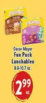 Rio Valley Market Oscar Mayer Fun Pack Lunchables offer
