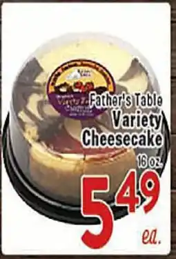 Rio Valley Market Father's Table Variety Cheesecake offer