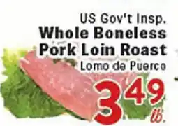 Rio Valley Market US Gov't Insp. Whole Boneless Pork Loin Roast offer