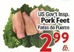 Rio Valley Market US Gov't Insp. Pork Feet offer
