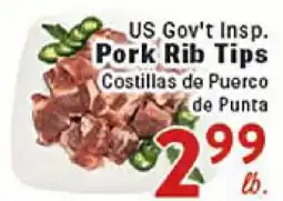 Rio Valley Market US Gov't Insp. Pork Rib Tips offer