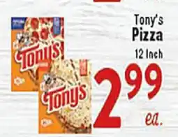 Rio Valley Market Tony's Pizza offer