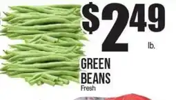Extra Supermarket Green beans fresh offer