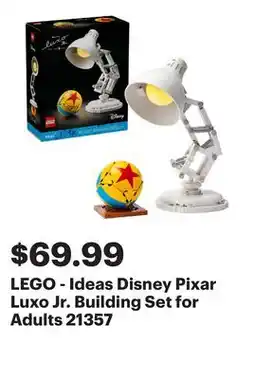 Best Buy LEGO - Ideas Disney Pixar Luxo Jr. Building Set for Adults 21357 offer