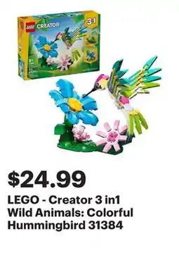 Best Buy LEGO - Creator 3 in1 Wild Animals: Colorful Hummingbird 31384 offer