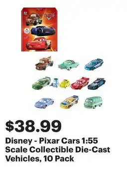 Best Buy Disney - Pixar Cars 1:55 Scale Collectible Die-Cast Vehicles offer