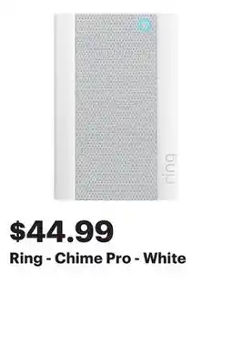 Best Buy Ring - Chime Pro - White offer