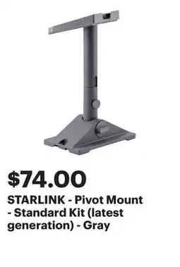 Best Buy STARLINK - Pivot Mount - Standard Kit (latest generation) - Gray offer