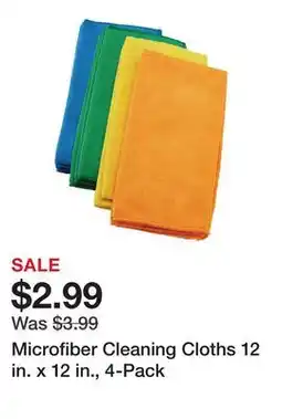 Harbor Freight Tools Microfiber Cleaning Cloths 12 in. x 12 in., 4-Pack offer