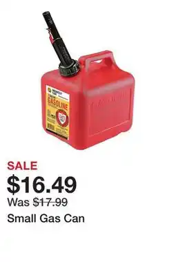 Harbor Freight Tools Small Gas Can offer