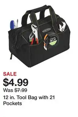 Harbor Freight Tools 12 in. Tool Bag with 21 Pockets offer