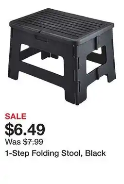Harbor Freight Tools 1-Step Folding Stool, Black offer