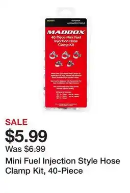 Harbor Freight Tools Mini Fuel Injection Style Hose Clamp Kit, 40-Piece offer