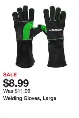 Harbor Freight Tools Welding Gloves, Large offer