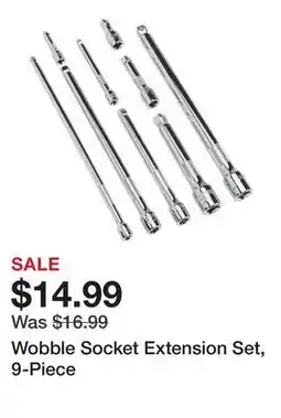 Harbor Freight Tools Wobble Socket Extension Set, 9-Piece offer