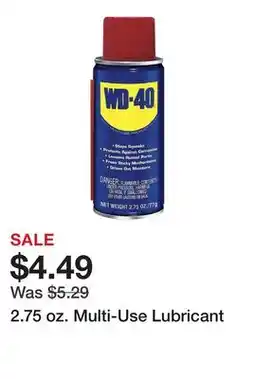 Harbor Freight Tools 2.75 oz. Multi-Use Lubricant offer