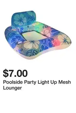 Five Below Poolside Party Light Up Mesh Lounger offer