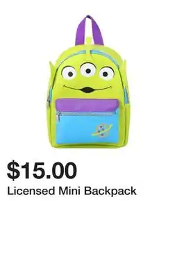 Five Below Licensed Mini Backpack offer