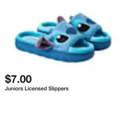 Five Below Juniors Licensed Slippers offer