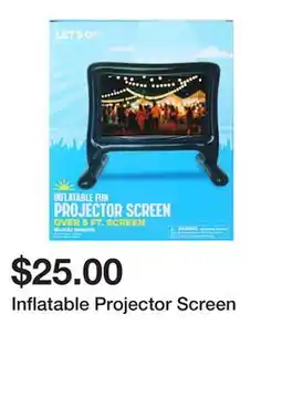 Five Below Inflatable Projector Screen offer