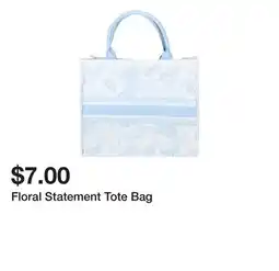 Five Below Floral Statement Tote Bag offer