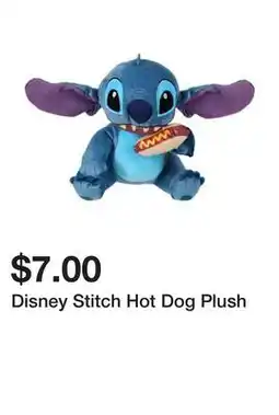 Five Below Disney Stitch Hot Dog Plush offer
