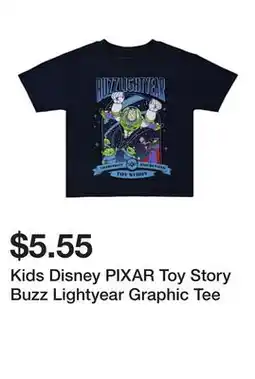 Five Below Kids Disney PIXAR Toy Story Buzz Lightyear Graphic Tee offer