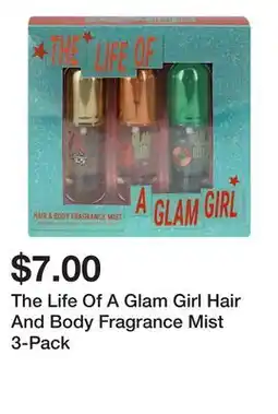 Five Below The Life Of A Glam Girl Hair And Body Fragrance Mist 3-Pack offer